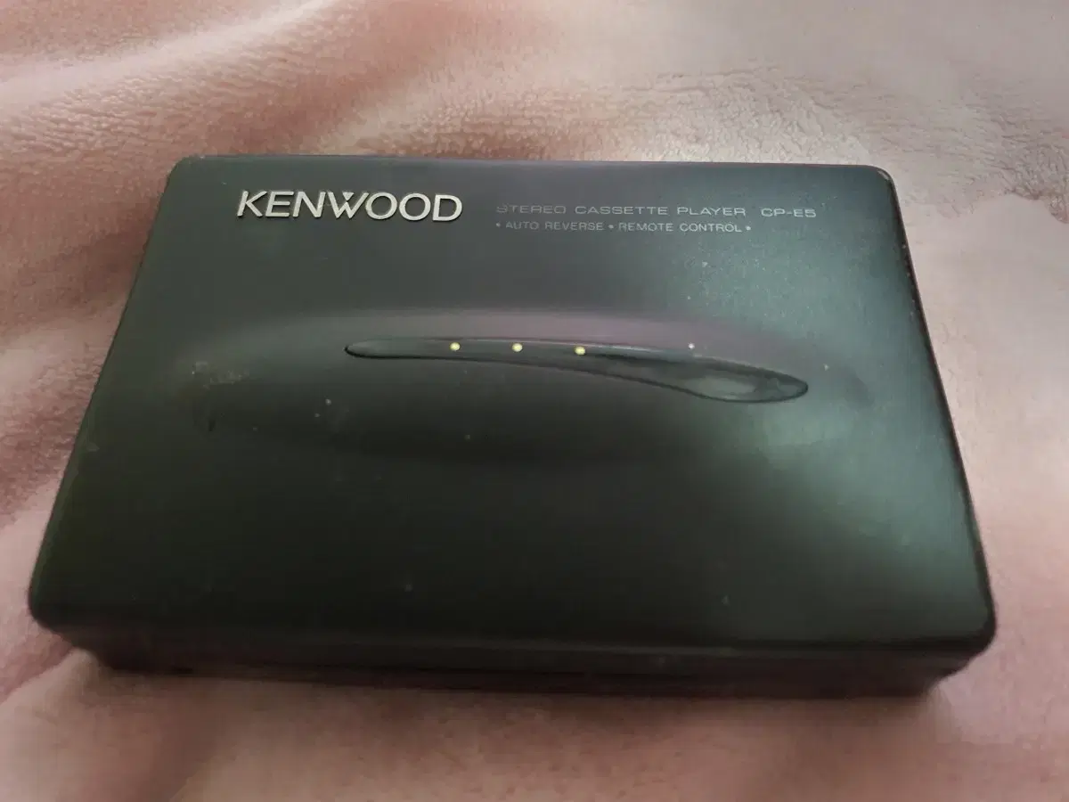 희귀템 정크)  Kenwood CP-E5 미니 카세트플레이어. 워크맨